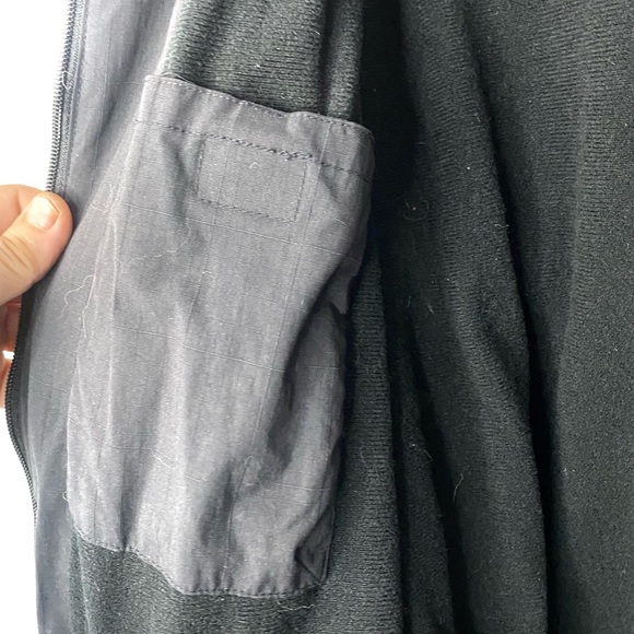 Vintage Oakley Men’s Black Fleece Lined Full Zip Weatherproof Jacket Size Large - Picture 11 of 13